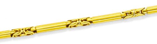 Foto 2 - Taschenuhrkette Halskette Gelbgold Zylinder Königskette, K2463